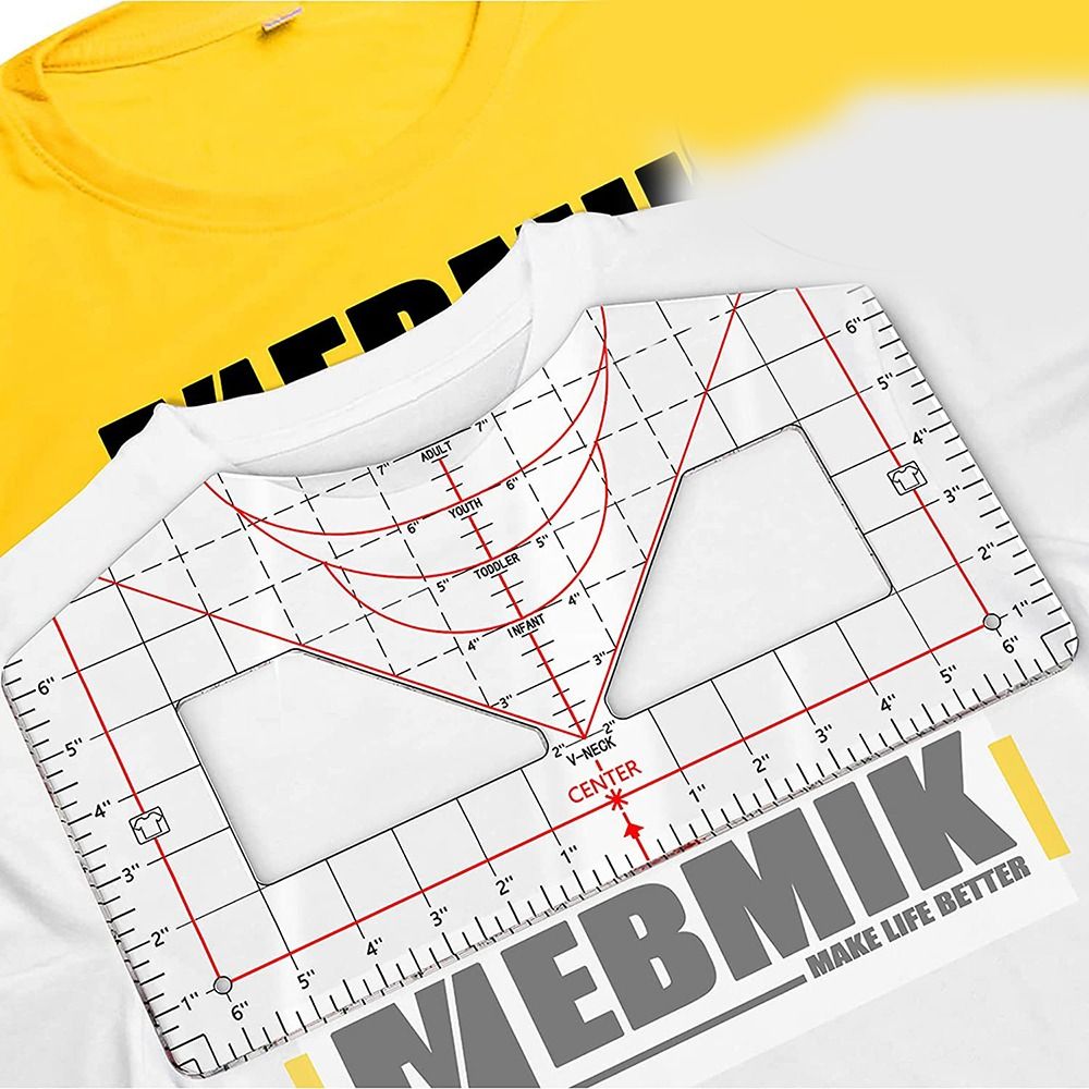 Commercial Printing Press - Tshirt Ruler Guide for Vinyl Alignment