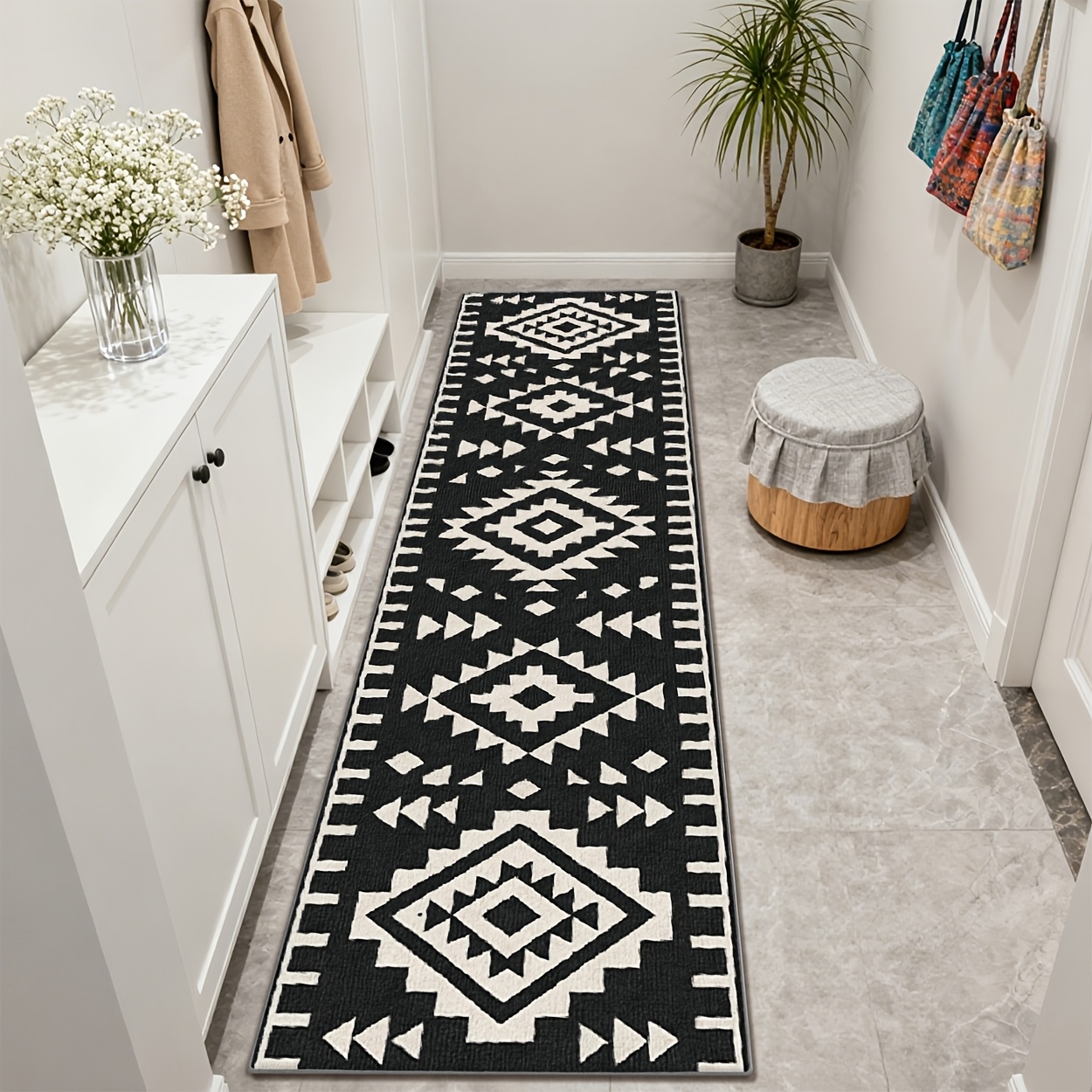 Farmhouse Stone Flower Bathroo - Hall Commercial Printing 评论和价格