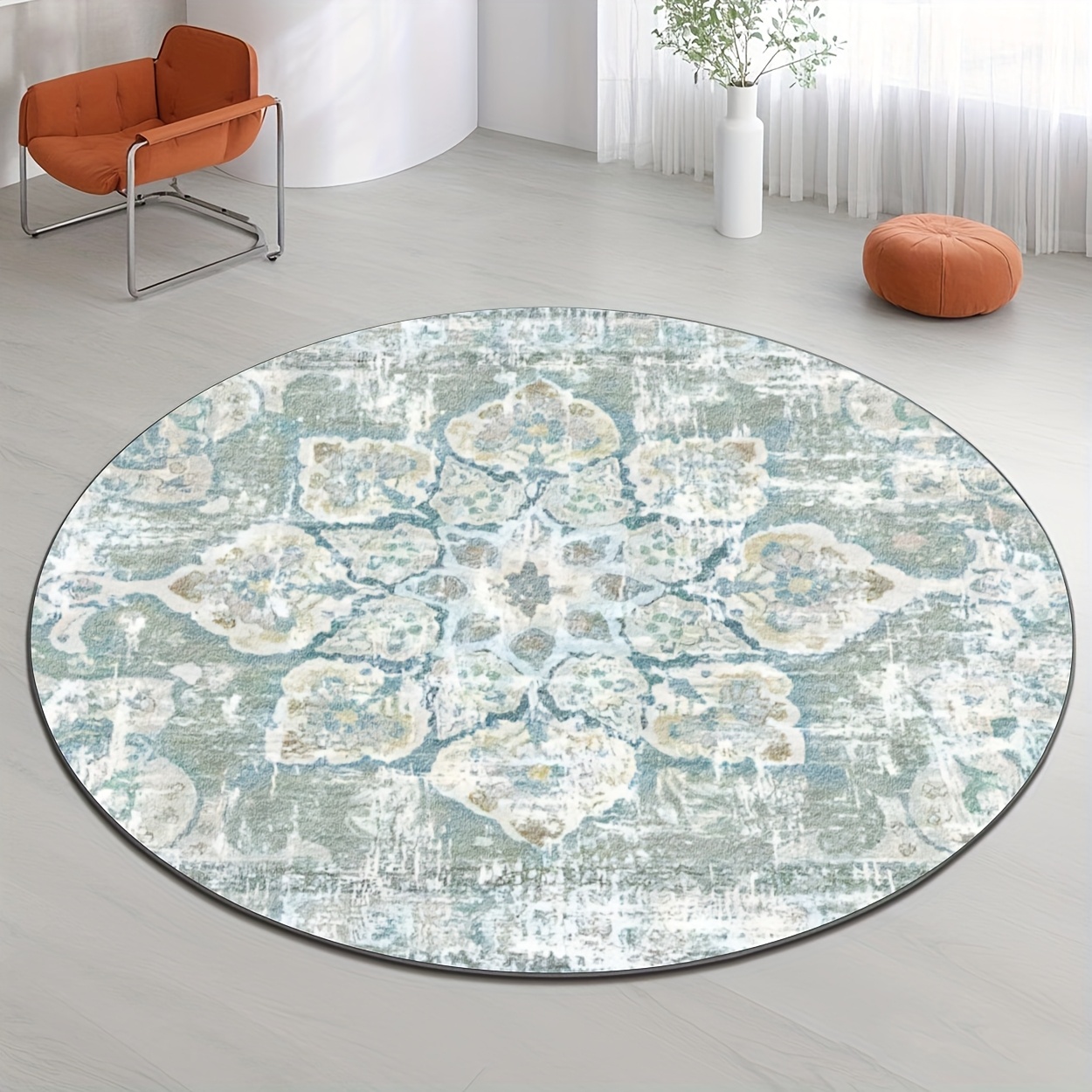 Abstract mottled round floor r - Hall Commercial Printing 评论和价格