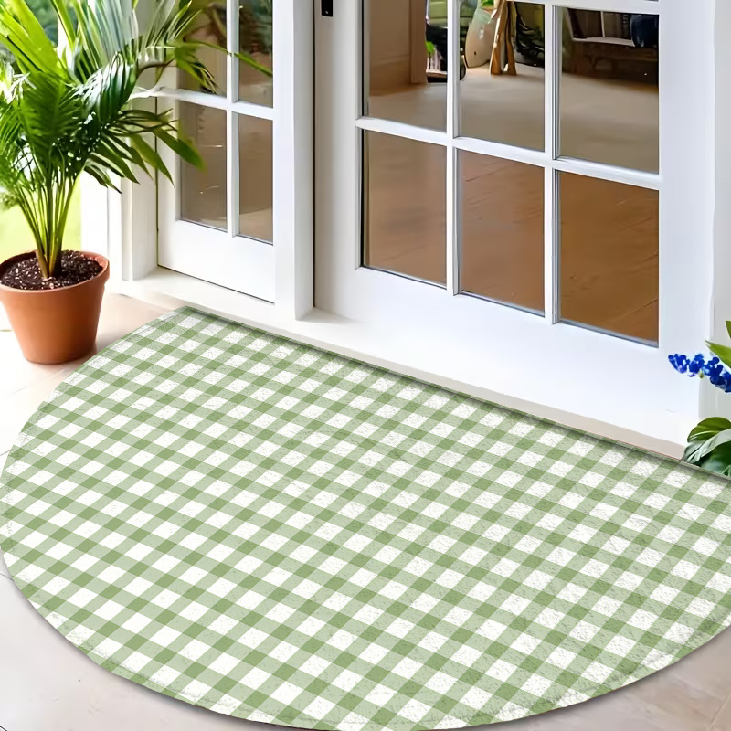 Simple Retro Gingham Grid Moti - Hall Commercial Printing 评论和价格