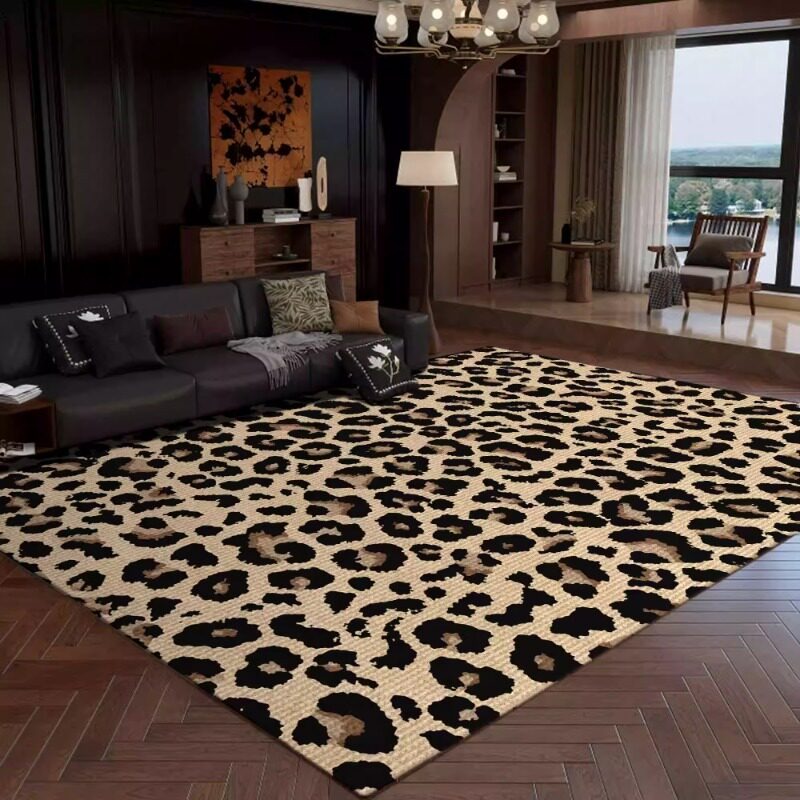 Retro Leopard Print Living Roo - Commercial Printing Online 评论和价格