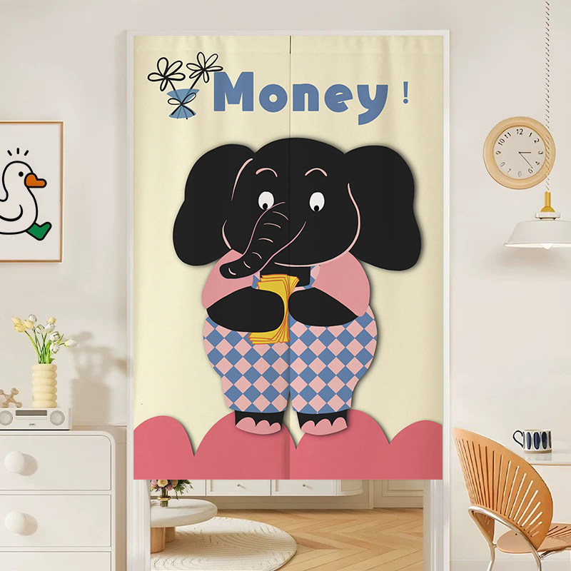 VIKAMA Cute Money Black Noren  - Commercial Printing Rates 评论和价格