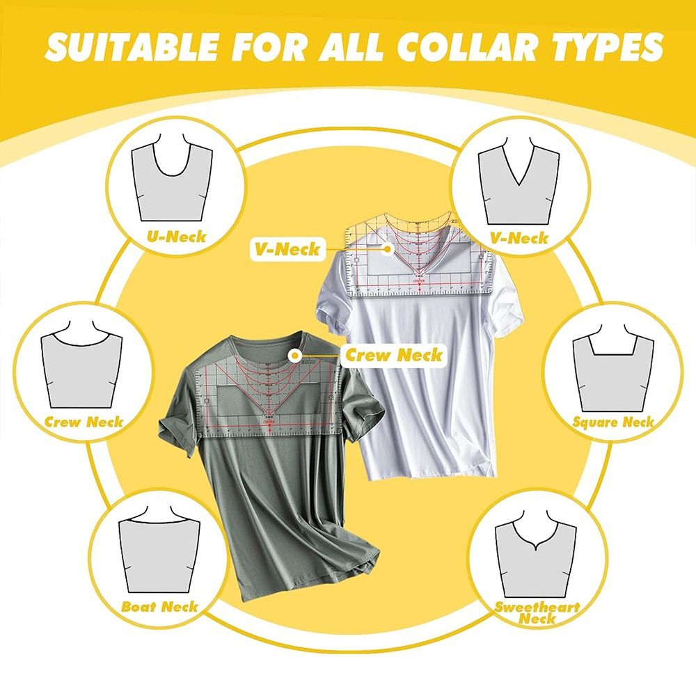 Tshirt Ruler Guide for Vinyl A - Commercial Printing Press 评论和价格